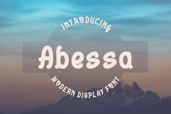 Abessa: The Bold Display Font That Transforms Small Business Branding
