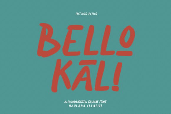 Bellokali: A Quirky Display Font for Modern Web Design
