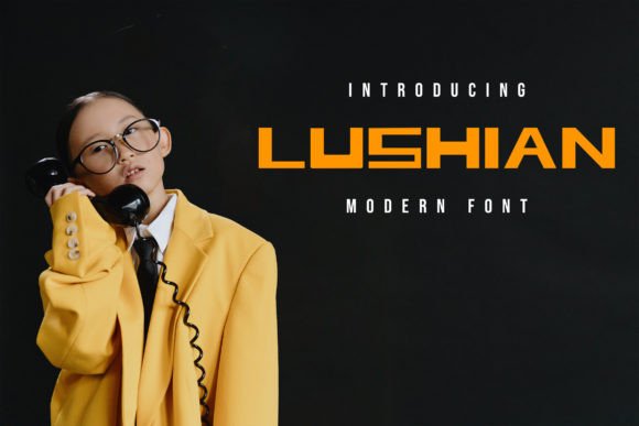 Discover Lushian: A Stylish Display Font for Modern Web Design