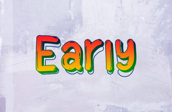 Early Font for a Vibrant Brand Identity