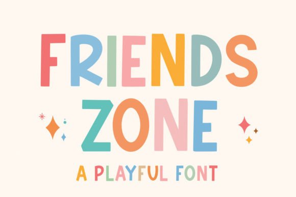Friendszone Font for Campaign Creativity