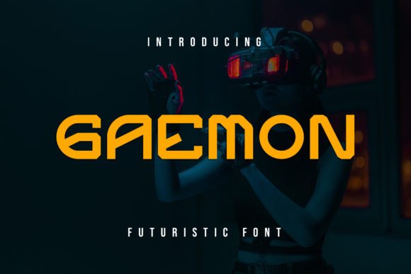 Gaemon: A Futuristic Font for Digital Creativity