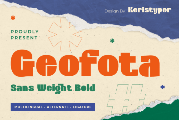 Geofota: A Bold Display Font for Modern Campaigns