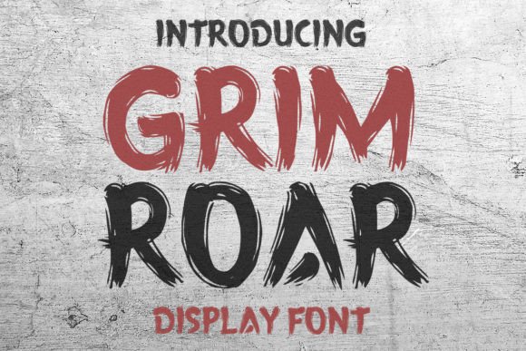 Grimroar Display Font Review