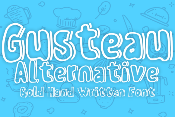 Gusteau Alternative: A Bold Display Font for Editorial Creativity