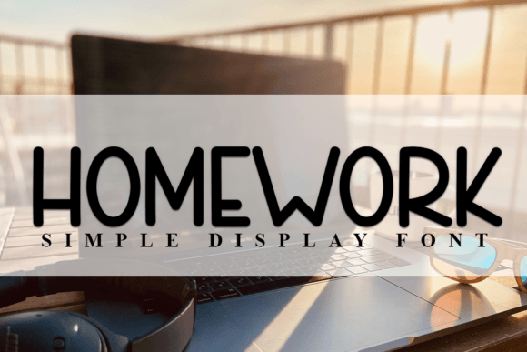 Homework Font for Modern Branding Projects
