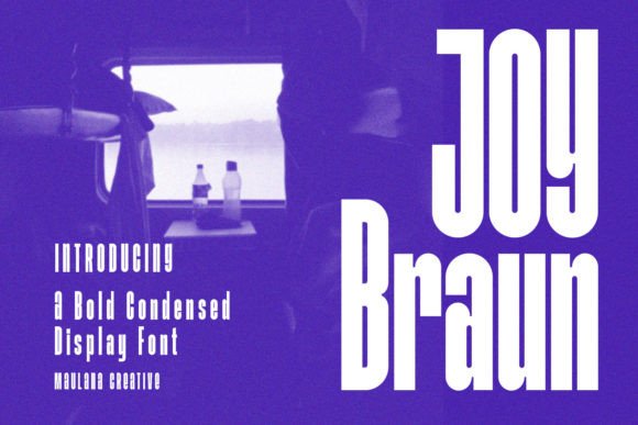 Joy Braun: A Modern Sans Display Font for Creative Projects