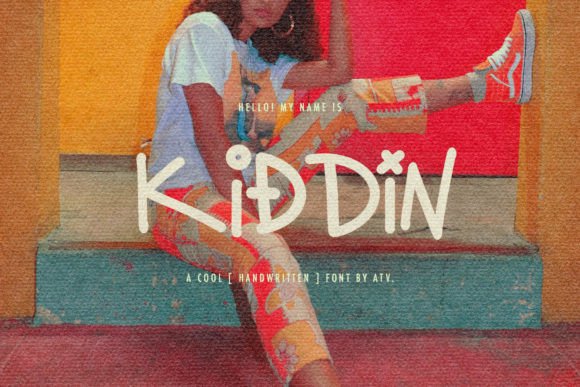 Kiddin Font: Adding Urban Flair to Handmade Creations