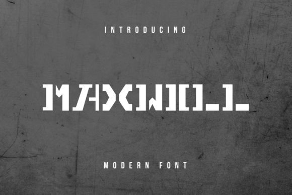 Maxwill: A Modern Display Font for Editorial Design