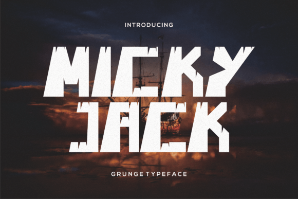Micky Jack: A Bold Display Font for Editorial Design