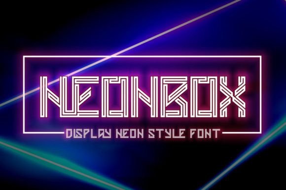 Neonbox: A Futuristic Font for Bold Branding