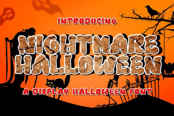 Nightmare Halloween Font for Editorial Design