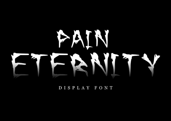 Pain Eternity: The Scary Display Font for Bold Brand Identity