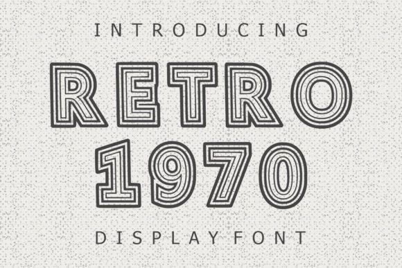 Retro 1970 Font for Bold Branding and Visual Impact