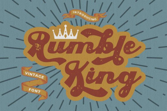 Rumble King: A Bold Display Font for Modern Web Design