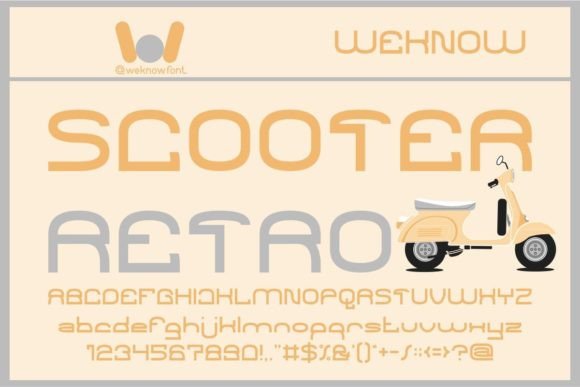 Scooter Retro: The Perfect Display Font for Small Business Branding