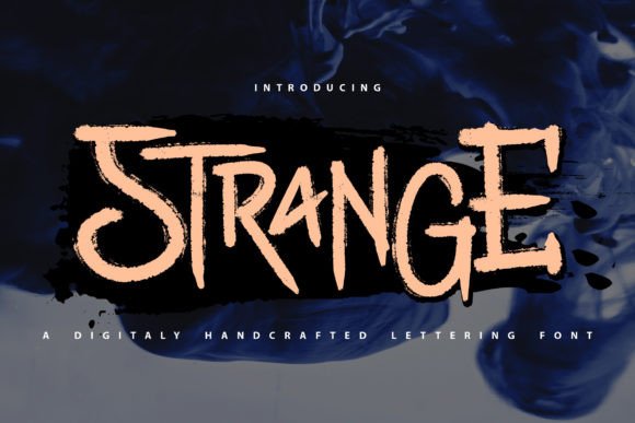 Strange Font for Web Design and Digital Projects